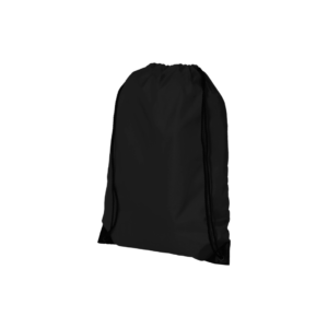 Giftology 210D Polyster Drawstring Bag – Black