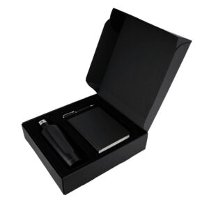 Executive Set- 1L Stainless Steel Bottle, A5 Hardcover Notebook and Pen