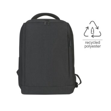 Giftology GRS-certified Recycled RPET Backpack - Black