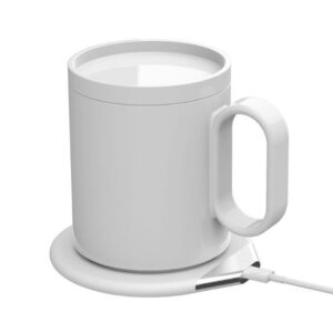 Hans Larson Smart Mug Warmer with Wireless Charger - White