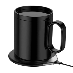 Hans Larson Smart Mug Warmer with Wireless Charger - Black