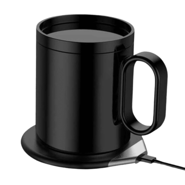 Hans Larson Smart Mug Warmer with Wireless Charger - Black