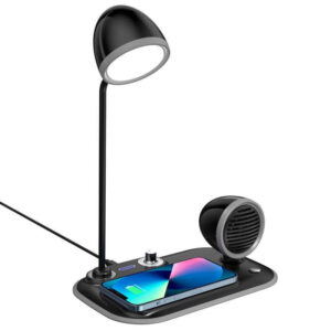 memorii 3 in 1 Wireless Charger Lamp with Speaker