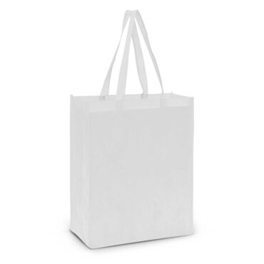 Non-woven Shopping Bag Vertical - White