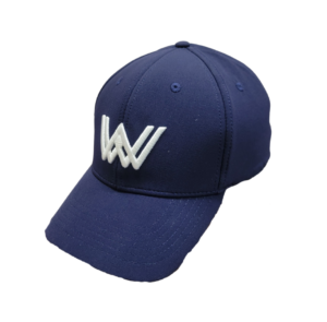 @WELLZ by PLG Stretch-Fit Spandex Sport Cap (Branded) – Navy Blue