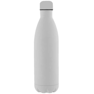 Soft Touch lnsulated Water Bottle - 1L - White