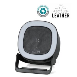 @memorii Recycled 15W Wireless Charger Bluetooth Speaker - Black