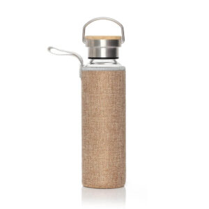 Hans Larsen Borosilicate Glass Bottle with Jute Sleeve 500ml