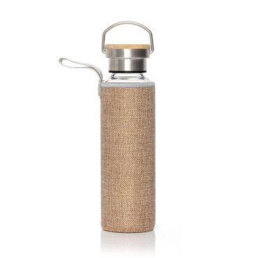Hans Larsen Borosilicate Glass Bottle with Jute Sleeve 500ml