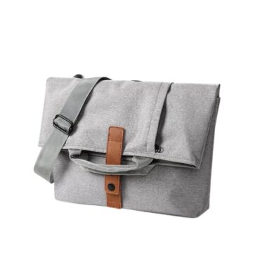 SANTHOME 2-in-1 Messenger & Tote Bag - Light Grey