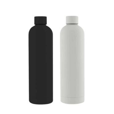 Soft Touch Insulated Water Bottle - 750ml - White