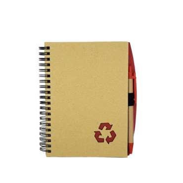 Eco Friendly Notebook (Ecohelix) - Red