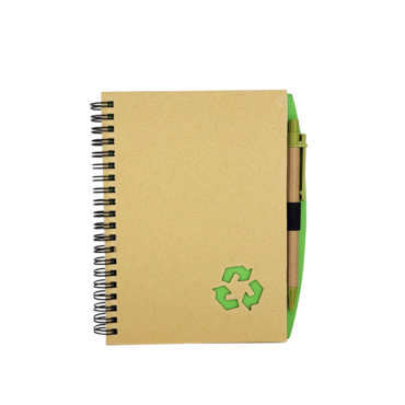 Eco Friendly Notebook (Ecohelix) - Green