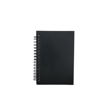 Spiral Binded Pocket Notebook – Black