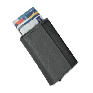 SANTHOME RFID Sliding Card Holder - Dark Grey