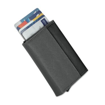 SANTHOME RFID Sliding Card Holder - Dark Grey
