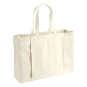 Gym/Yoga 310GSM Cotton Tote Bag - White