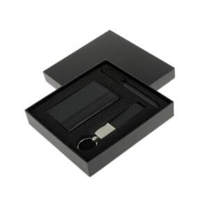 SANTHOME Gift Set (Card Holder, Key Chain and Pen)