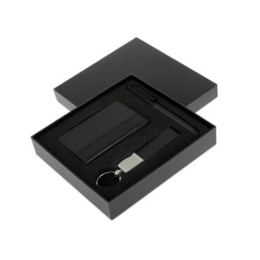 SANTHOME Gift Set (Card Holder, Key Chain and Pen)