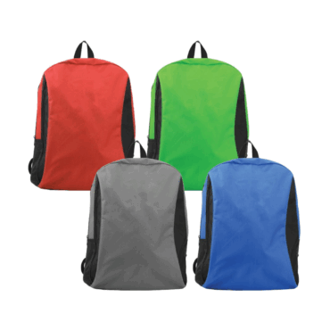 600D Two-Tones BackPack with Front Side Zipper