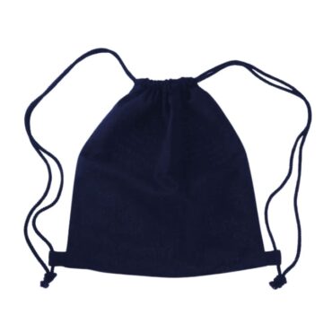 Cotton Drawstring Bag - Navy Blue