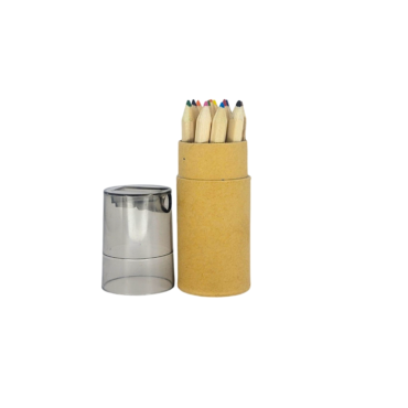 Eco cylinder Recycled colour pencils