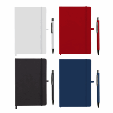 Giftology A5 Hard Cover Notebook and Pen Set