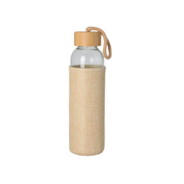 Giftology Promotional Glass Bottle with Jute Sleeve - 500ml