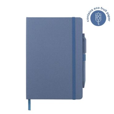 eco-neutral® A5 Hard Cover Notebook & Pen Set - Lavender Paper