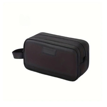 Polyester Travel Toiletry Bag - Black (small)