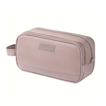 Polyester Travel Toiletry Bag - Pink (Medium)