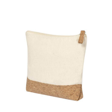 eco-neutral Recycled Cotton/Cork Pouch