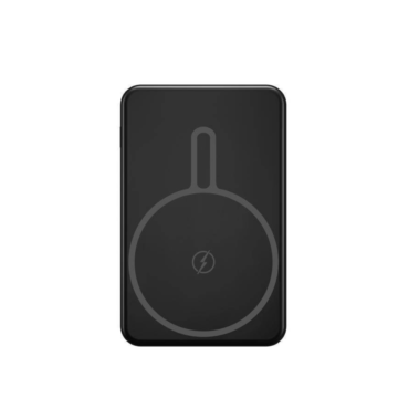 Giftology 5000 mAh Magnetic Wireless Powerbank - Black