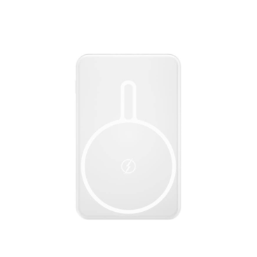 Giftology 5000 mAh Magnetic Wireless Powerbank - White