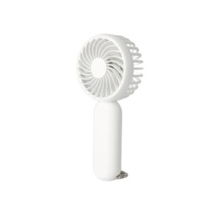 Rechargeable Mini Hand Fan - White