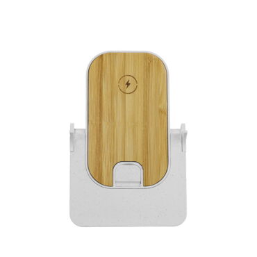 Bamboo Wireless Charger and Phone Stand