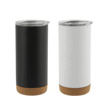 Double Wall Tumbler with Cork Base - 450ml