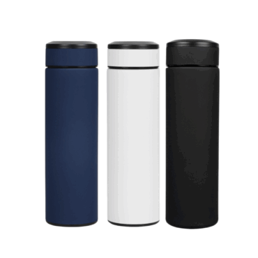 SS Double Wall Vacuum Insulated Soft Touch Bottle - 420ml