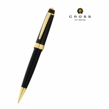 CROSS Bailey Light™ Polished Black Resin and Gold Tone Ballpoint Pen
