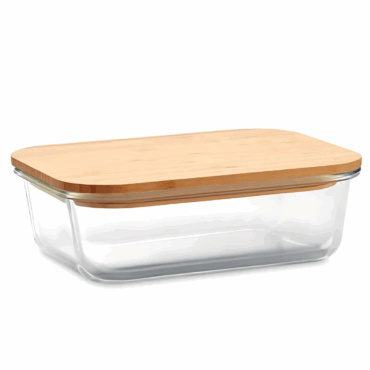 Glass Lunch Box with Bamboo Lid
