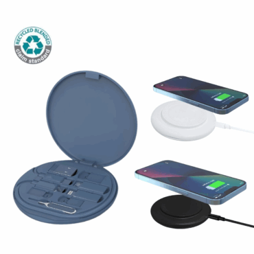 @memorii Recycled 15W Wireless Charger Multi - Cable Set