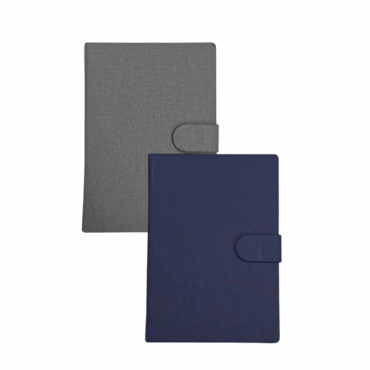 Stationery Notebook with Magnet Closure and Sticky Notes