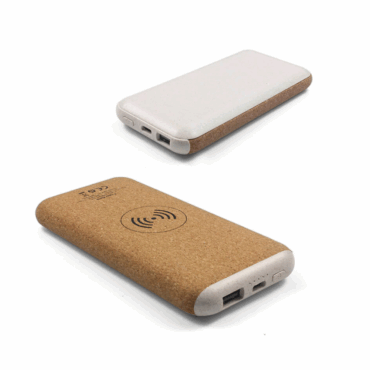 10000 mAh Wheat Straw + Cork Power Bank
