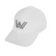 @WELLZ by PLG Stretch-Fit Spandex Sport Cap (Branded) – White